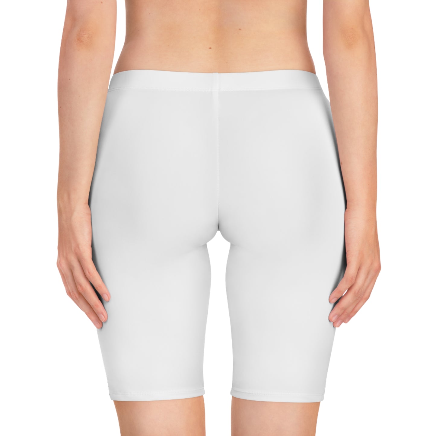 Biker style gym shorts
