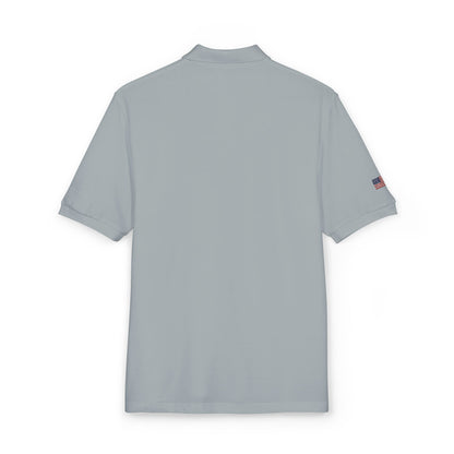 Embroidered 'D' Crest Polo Shirt — Classic Logo Work Polo