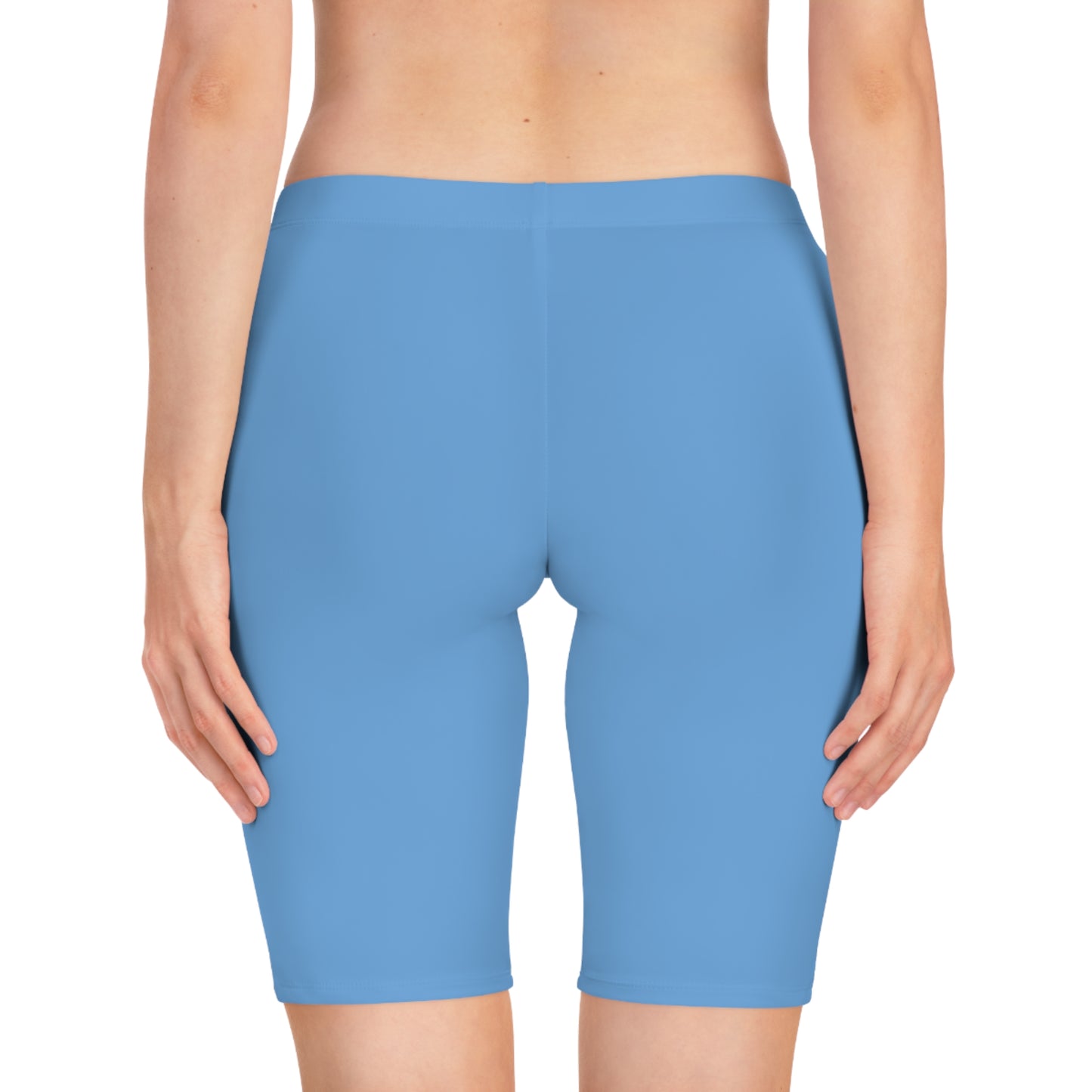 Biker style gym shorts