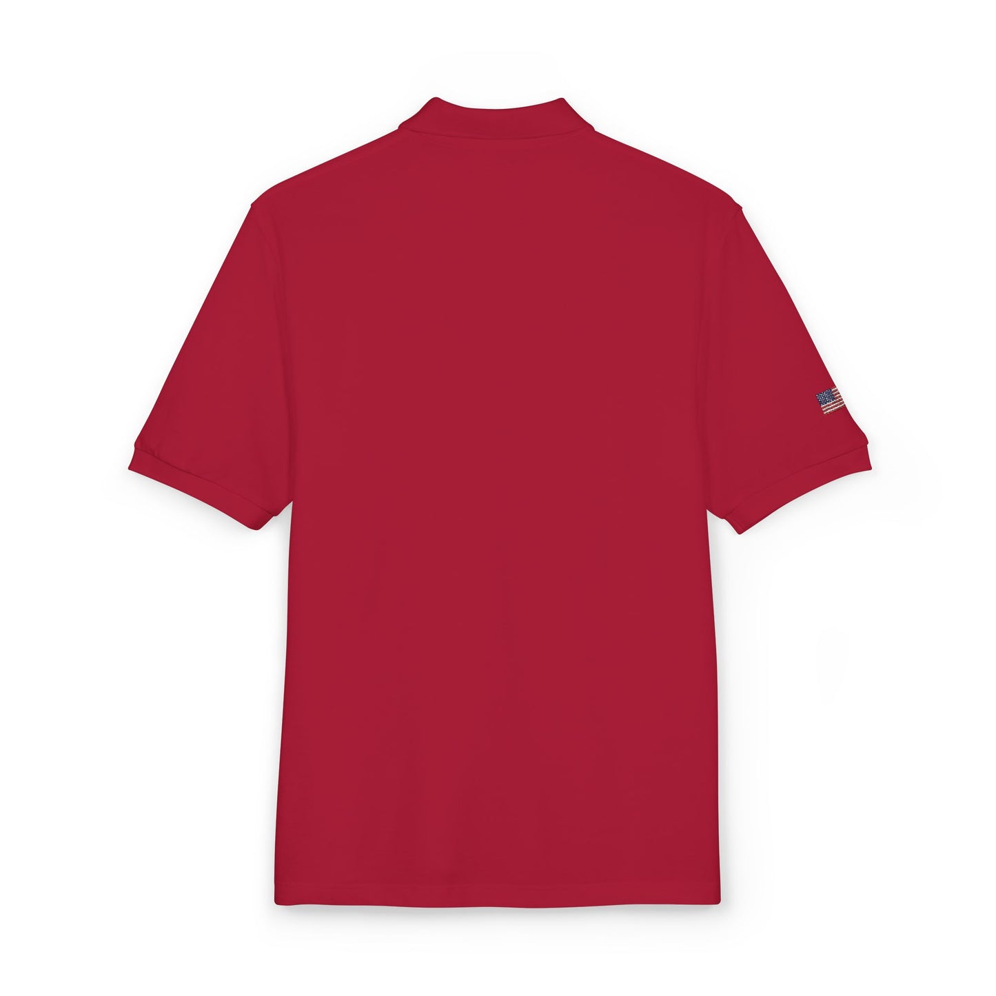 Embroidered 'D' Crest Polo Shirt — Classic Logo Work Polo
