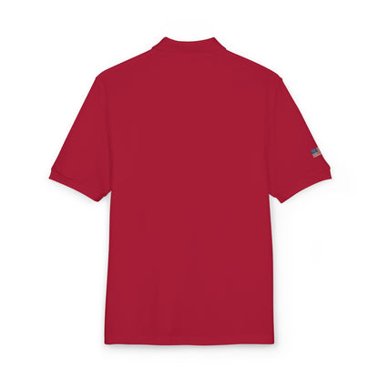 Embroidered 'D' Crest Polo Shirt — Classic Logo Work Polo