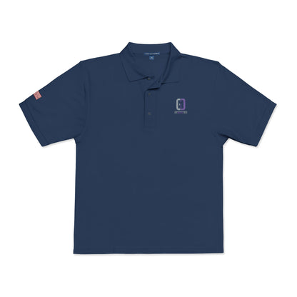 Embroidered 'D' Crest Polo Shirt — Classic Logo Work Polo