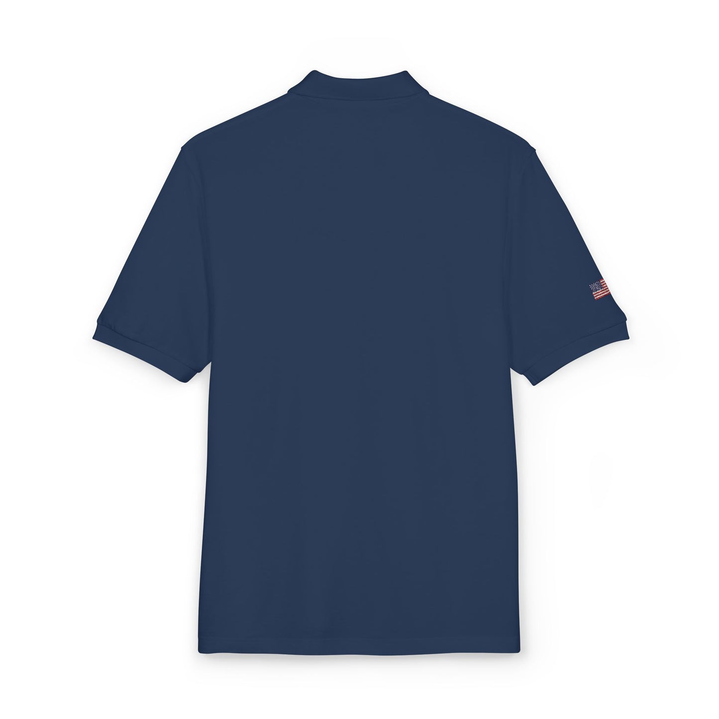 Embroidered 'D' Crest Polo Shirt — Classic Logo Work Polo