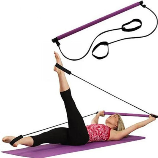 Elastic gym stick