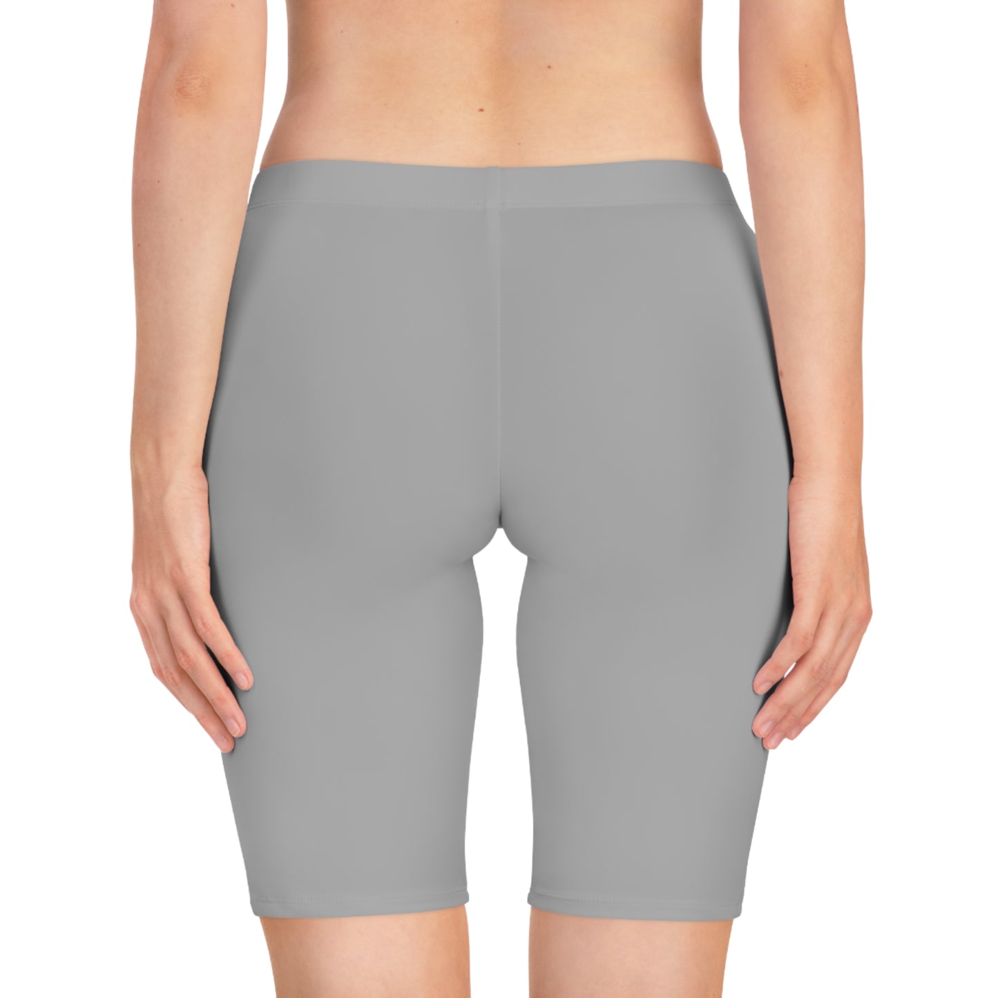 Biker style gym shorts