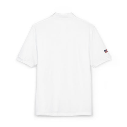 Embroidered 'D' Crest Polo Shirt — Classic Logo Work Polo