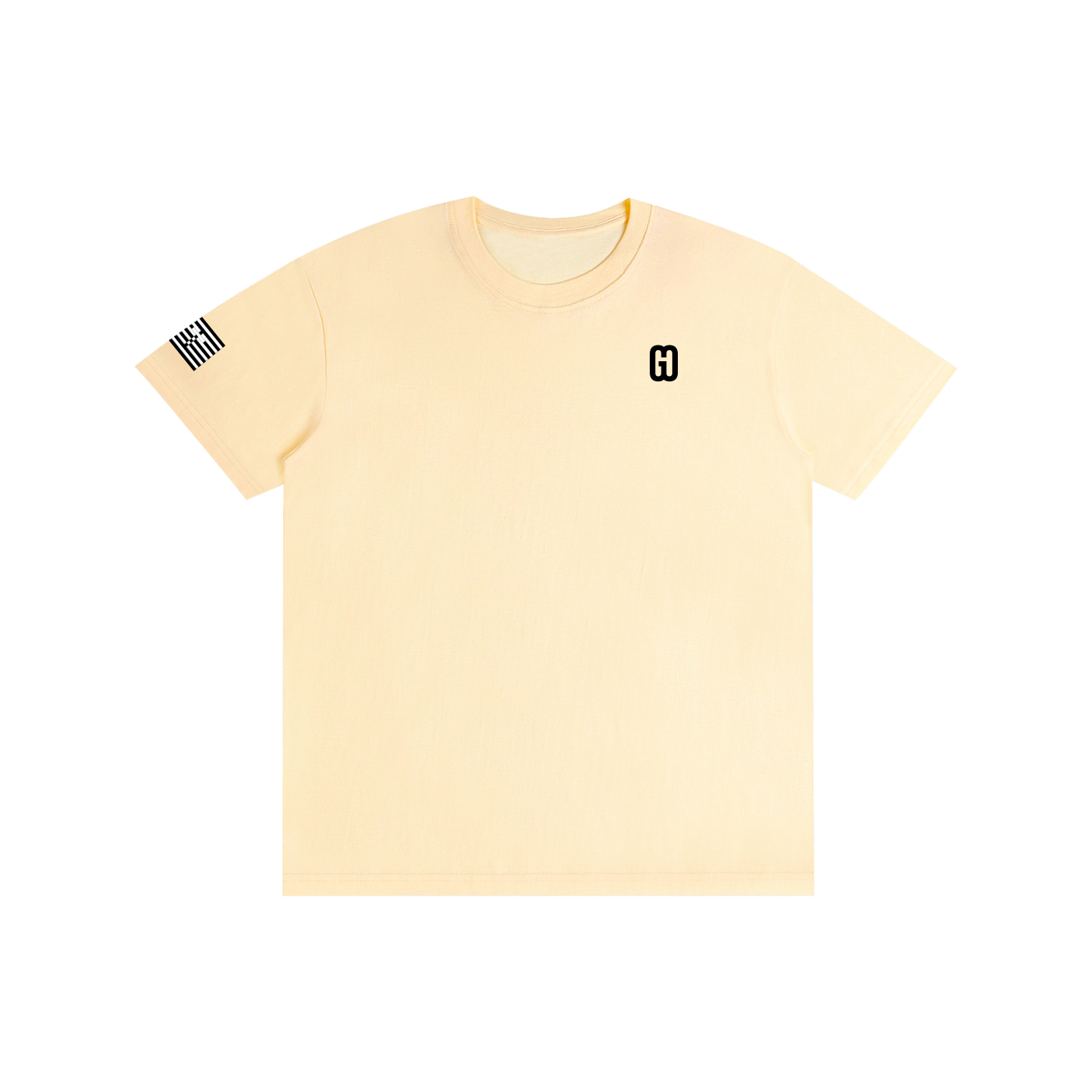 Pure Cotton Unisex T-Shirt  blck