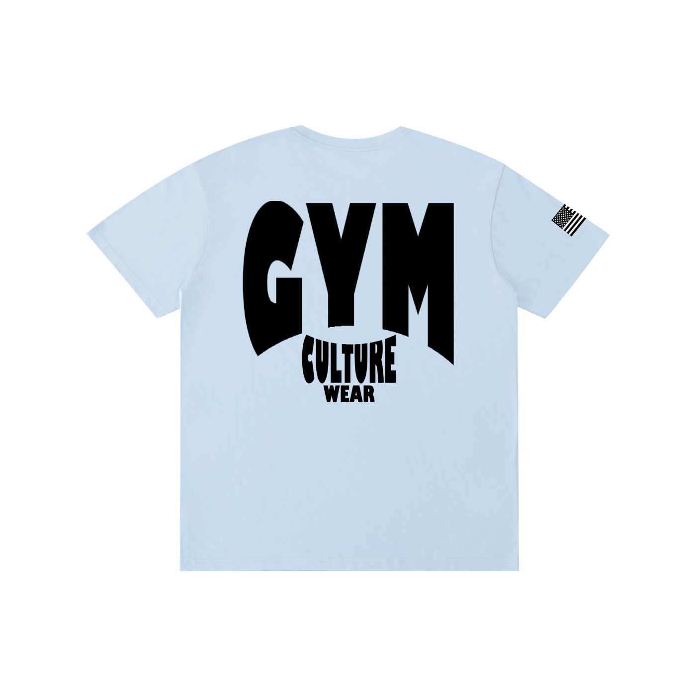 Pure Cotton Unisex T-Shirt  blck