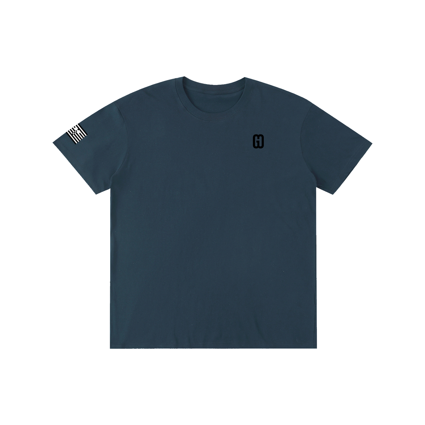 Pure Cotton Unisex T-Shirt  blck