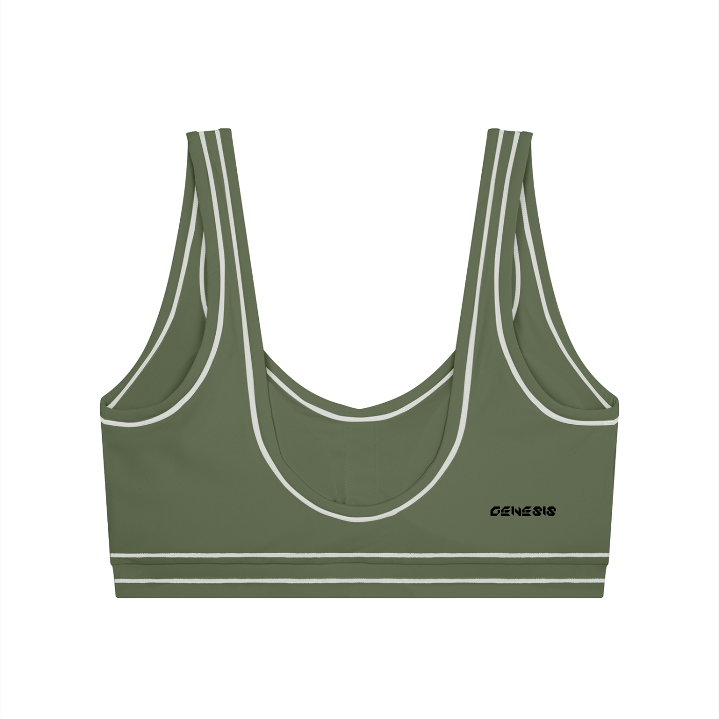 Genesis series women’s topstitching yoga sports bra